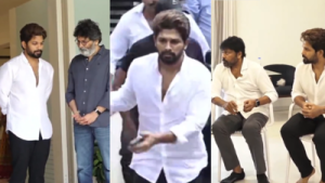 Allu Arjun Mourns Grandmother: 'Pushpa' Star Returns to Hyderabad, Shares Emotional Moment with Chiranjeevi
