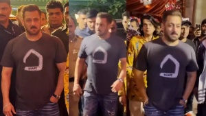 Salman Khan arrives for Ganpati darshan with Z+ security; keeps his look casual yet stylish: PICS