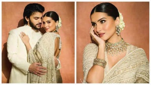 Tara Sutaria and Veer Pahariya Make Relationship Official at Ganeshotsav 2025; Actress Stuns in Rs 4.39 Lakh Kanjeevaram Saree