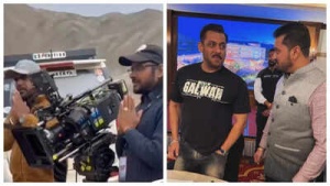 Salman Khan Launches 'Battle of Galwan' Film Shoot in Ladakh with Prayers and Special Dinner
Or:
Salman Khan Commences Filming 'Battle of Galwan' in Ladakh with Traditional Puja Ceremony