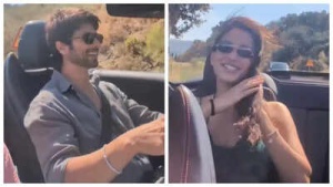 'Romeo' wrap: Shahid Kapoor and Triptii Dimri go for a drive in Spain - WATCH
