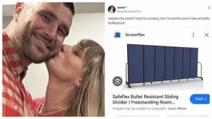 Taylor Swift Spotted Behind Screen at NFL Game: Bulletproof Shield After Charlie Kirk Shooting?