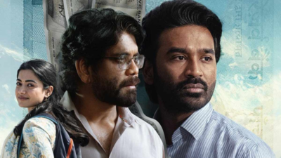 Dhanush and Nagarjuna in 'Kuberaa' film poster.