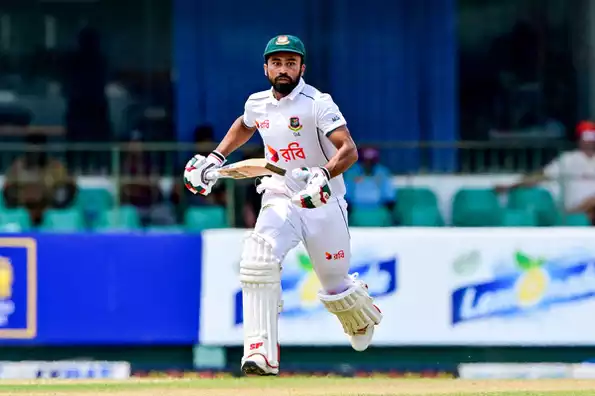 Shadman Islam's solid 46 led Bangladesh on a rain-affected day