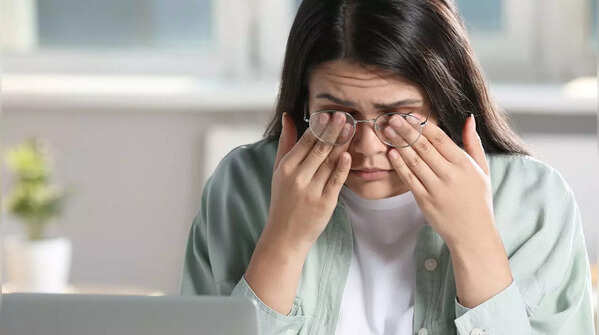 Rubbing your eyes