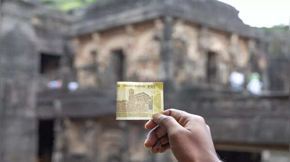 ₹20 note -  Ellora Caves, Maharashtra 