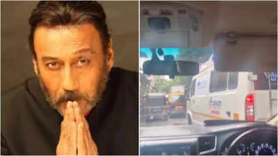 Jackie Shroff shows an ambulance stuck in Mumbai traffic; Warns, ‘He will die on the way'-WATCH VIDEO
