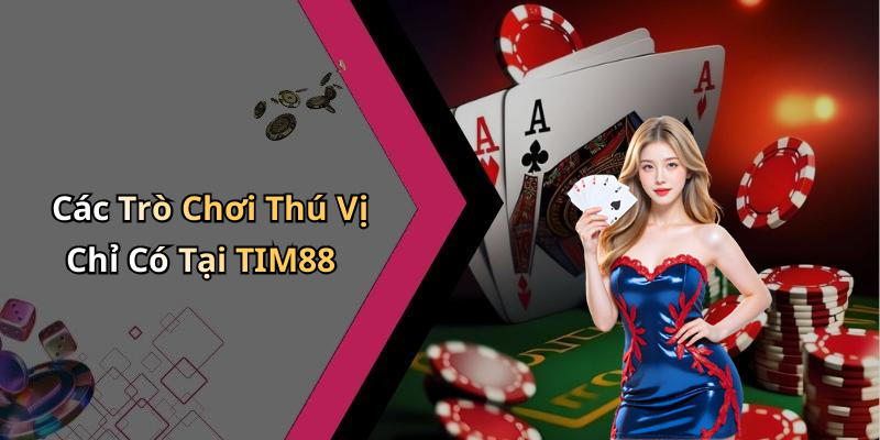 Các Trò Chơi Thú Vị Chỉ Có Tại TIM88